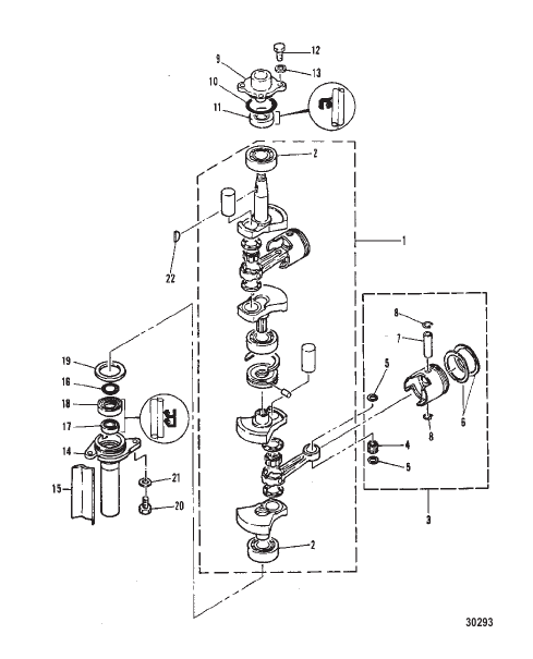 CRANKSHAFT AND PISTON