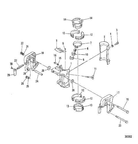 CLAMP AND SWIVEL BRACKET