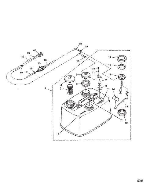Fuel Tank/Fuel Line (S/N:M-001189/ML-304031 & Above)