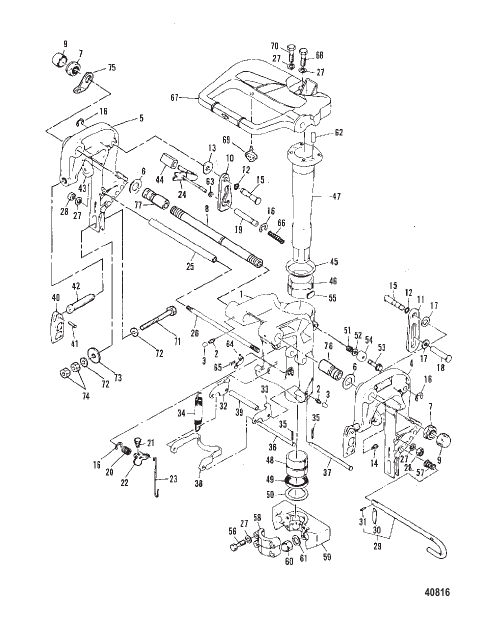 CLAMP AND SWIVEL BRACKET/REVERSE LOCK