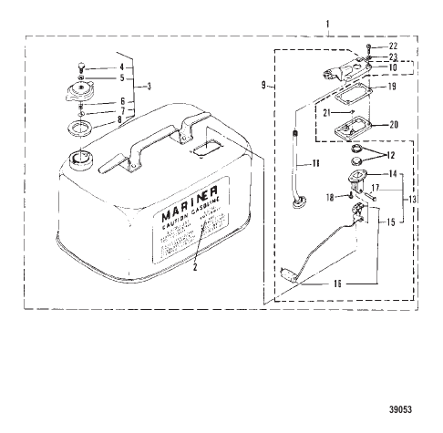 FUEL TANK (NOT ORIGINAL EQUIPMENT TANK)