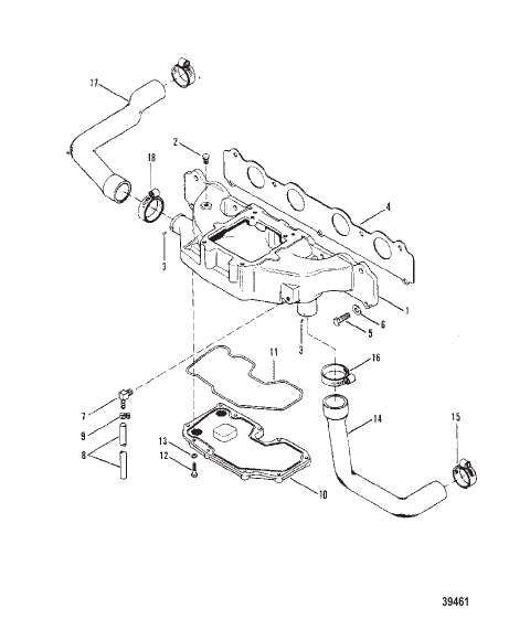 INTAKE MANIFOLD (180-190-3.7L/LX)
