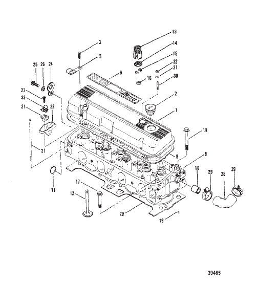 CYLINDER HEAD AND ROCKER COVER