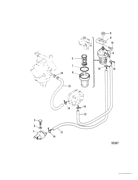 FUEL LINES AND FILTER