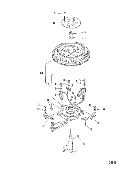 C.D.I. MAGNETO ASSEMBLY