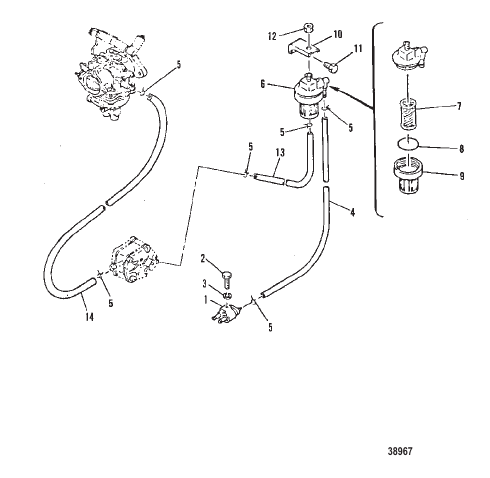 FUEL LINES AND FILTER