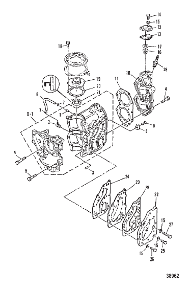CRANKCASE AND CYLINDER HEAD