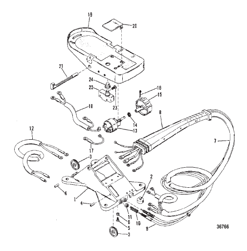 WIRING HARNESS AND FOOT PLATE (Remote Control)