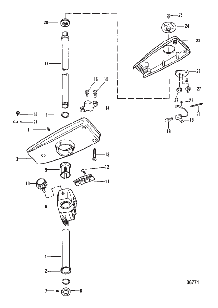 DRIVESHAFT AND CONTROL HOUSING RC