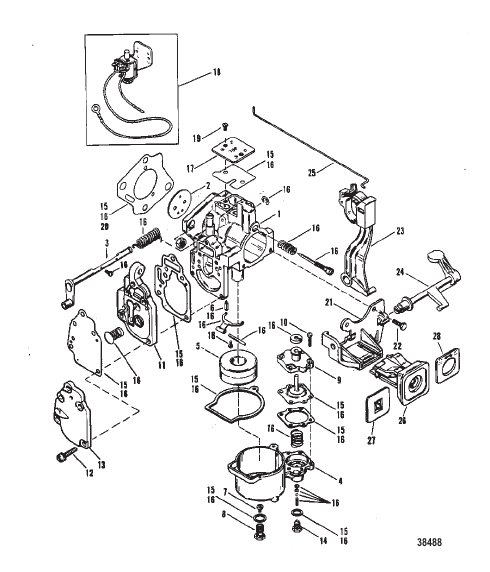 CARBURETOR (WMC-13/13A/14/14A/15/15A/16/16A)