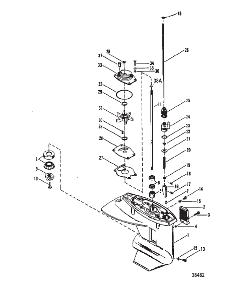 GEAR HOUSING (DRIVESHAFT)