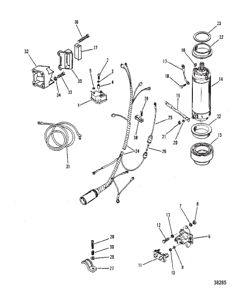 STARTER MOTOR, STARTER SOLENOID, RECTIFIER