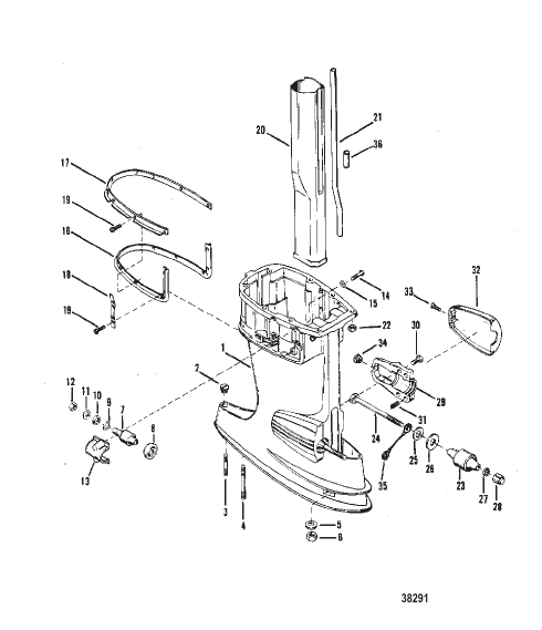 DRIVESHAFT HOUSING ASSEMBLY