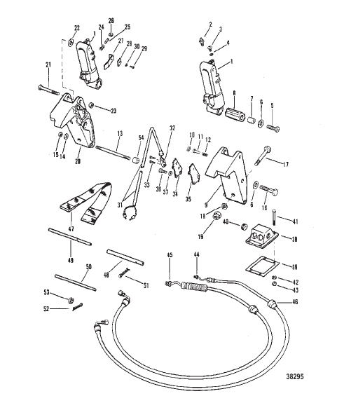 TRIM CYLINDERS AND HYDRAULIC HOSES