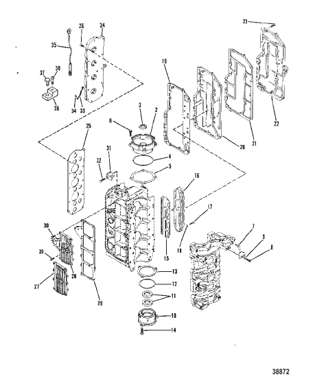 END CAPS, MANIFOLD AND EXHAUST COVER