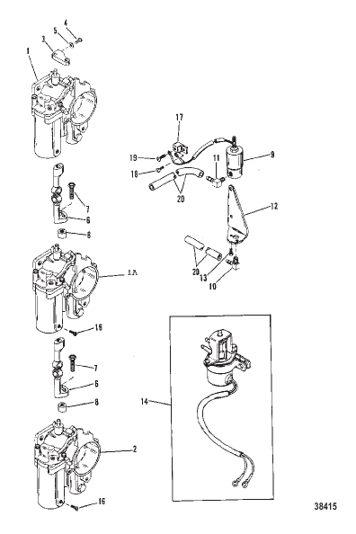 CARBURETOR AND ENRICHNER VALVE