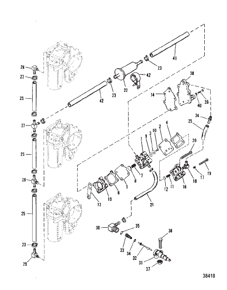 FUEL PUMP AND FUEL LINES (NEW STYLE FUEL PUMP)
