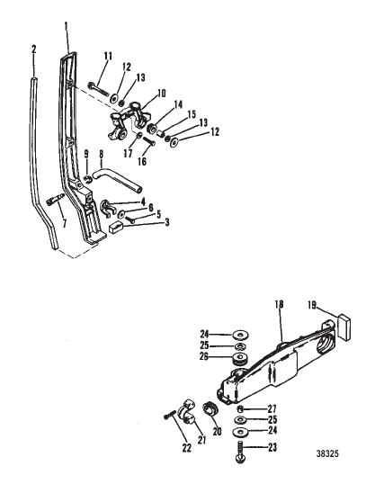 COWL MOUNTING BRACKETS