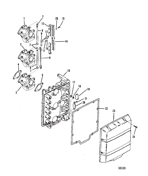 CARBURETOR AND ATTENUATOR PLATE