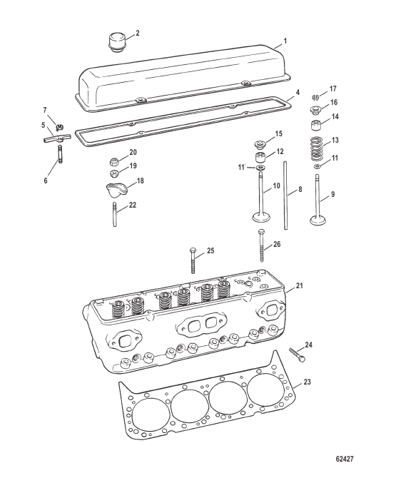 Cylinder Head and Rocker Cover