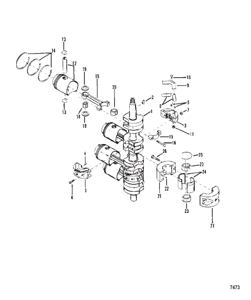 Crankshaft Pistons, and Connecting Rods