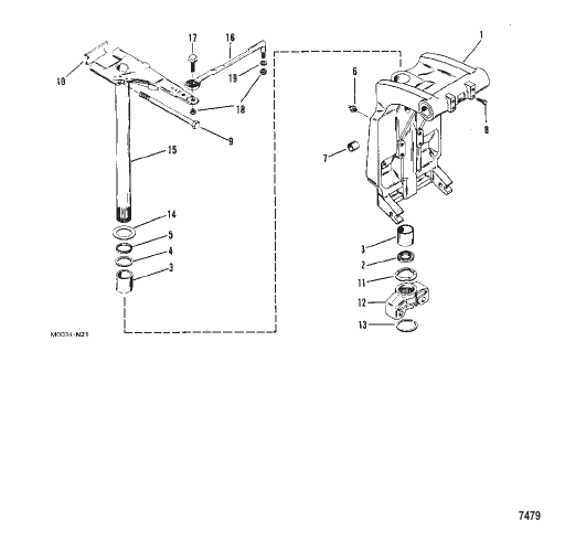 Swivel Bracket and Steering Arm