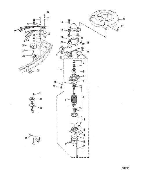 ELECTRIC STARTER MOTOR
