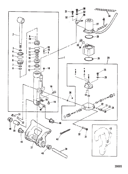 ELECTRIC TILT ASSEMBLY AND BRACKET