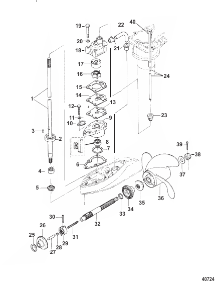 GEAR HOUSING COMPONENTS