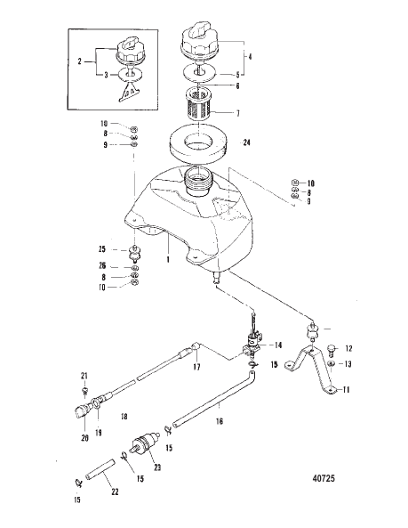 FUEL TANK (4 HORSEPOWER)
