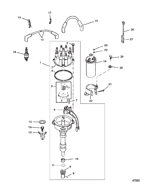 DISTRIBUTOR AND IGNITION COMPONENTS