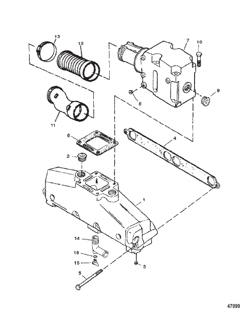 EXHAUST MANIFOLD AND EXHAUST ELBOW