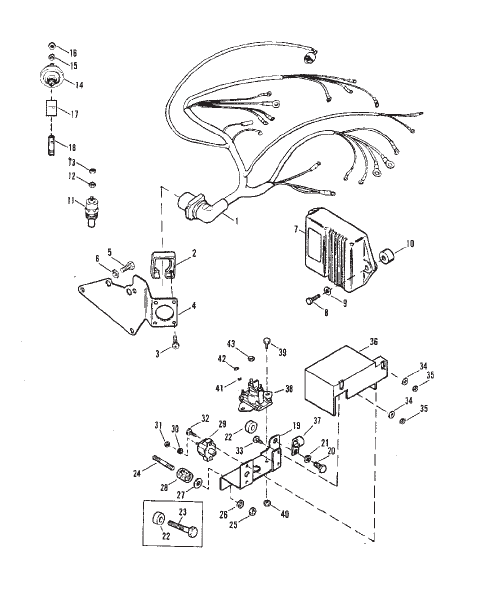Wiring Harness, Electrical and Ignition