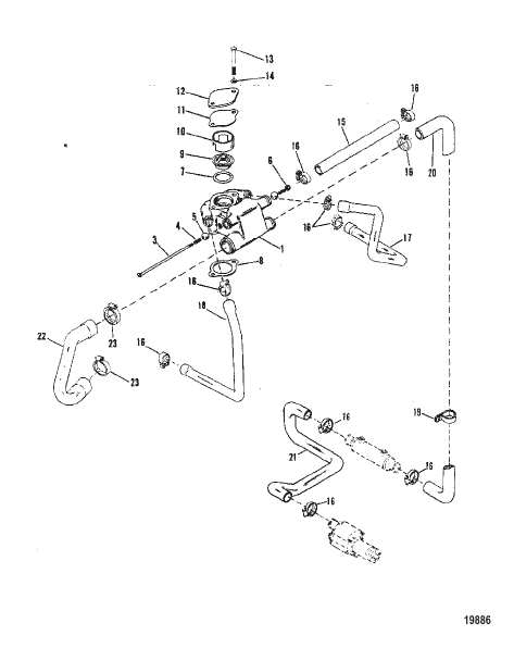 Thermostat Housing (Standard Cooling)(Design II)