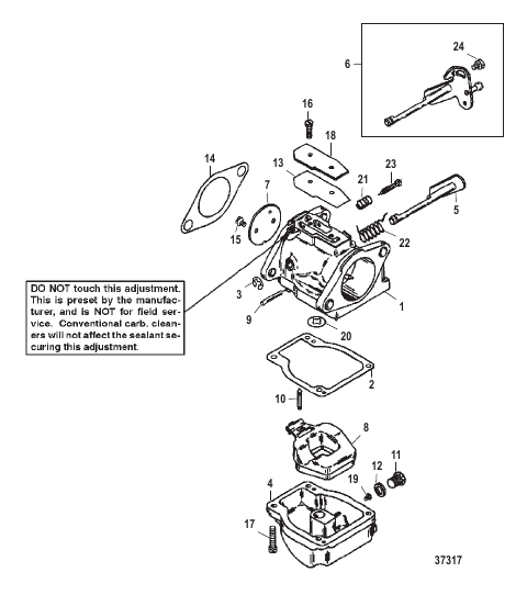 CARBURETOR WME-32/32A/33/34/40/40A