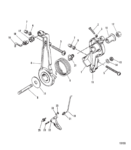 Throttle Lever And Linkage