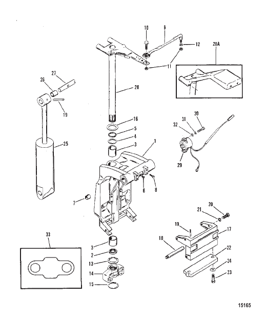 Swivel Bracket and Steering Arm