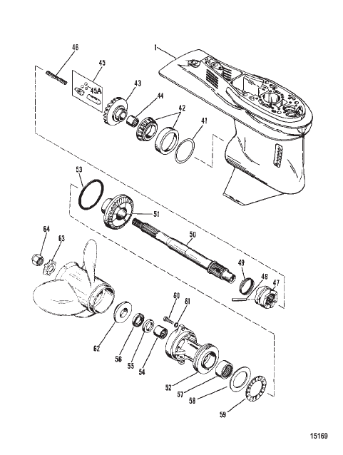 Gear Housing Propeller Shaft