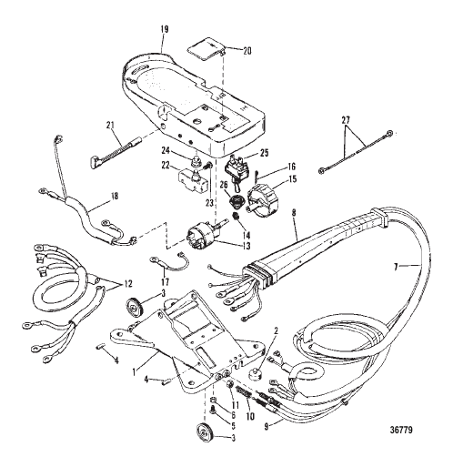 WIRING HARNESS AND FOOT PLATE (Remote Control)