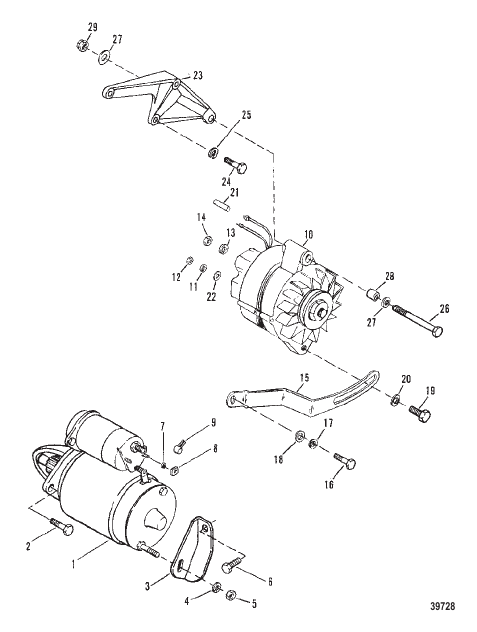 STARTER AND ALTERNATOR