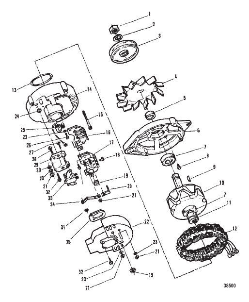 ALTERNATOR (PRESTOLITE #8EM2003KA)