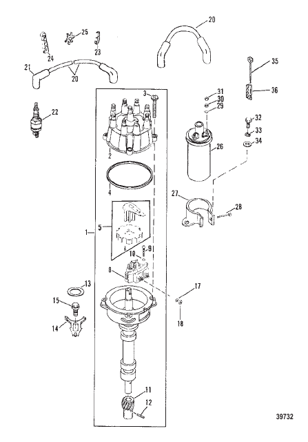 DISTRIBUTOR AND IGNITION COMPONENTS