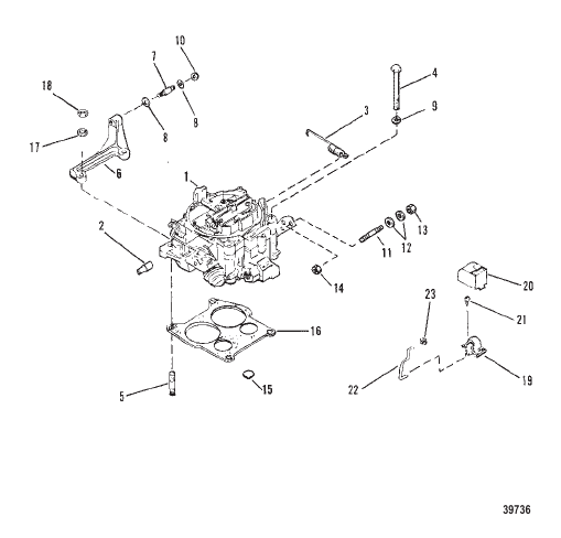 CARBURETOR AND LINKAGE