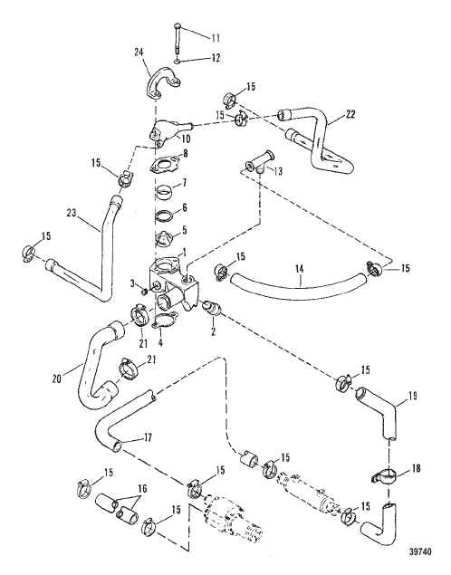 THERMOSTAT HOUSING (OLD DESIGN)