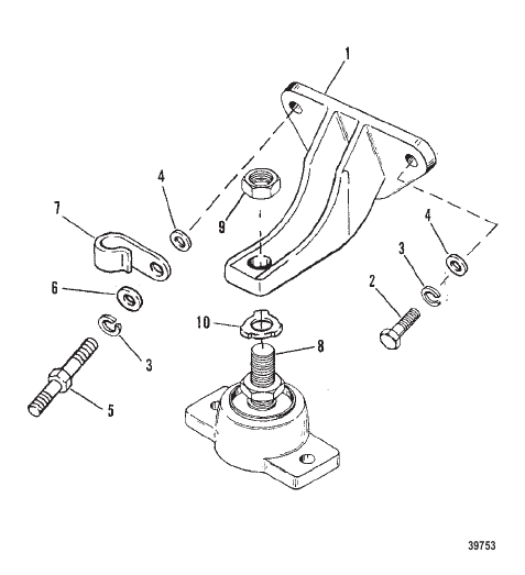 ENGINE MOUNTING (CAST BRACKET)