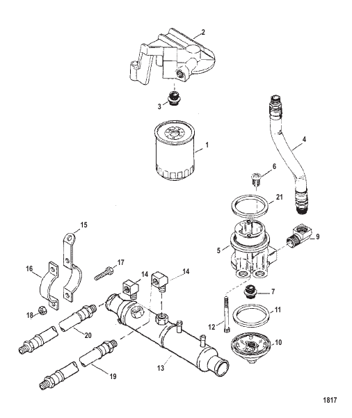 OIL FILTER AND ADAPTER