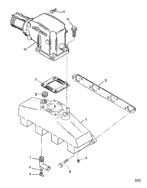 EXHAUST MANIFOLD AND EXHAUST ELBOW (STAINLESS STEEL)