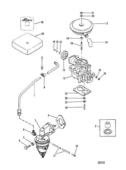 FUEL PUMP AND CARBURETOR (NEW DESIGN)