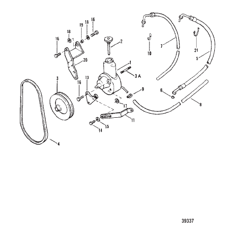 POWER STEERING PUMP ASSEMBLY