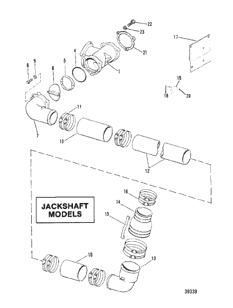 DRIVESHAFT EXTENSION COMPONENTS JACKSHAFT MODELS